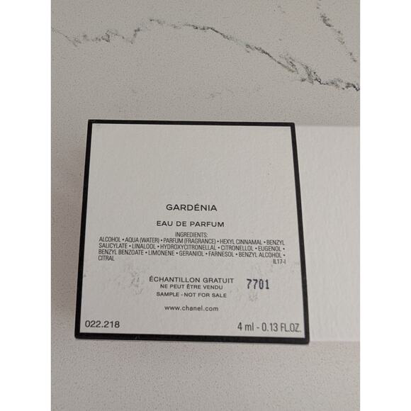NIB Chanel Gardenia Paris Eau De Parfum Miniature Collectable 4ml/ 0.12 floz - Picture 3 of 6